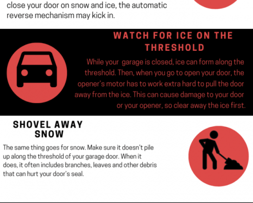 HOW TO AVOID SNOW AND ICE DAMAGE FOR YOUR GARAGE
