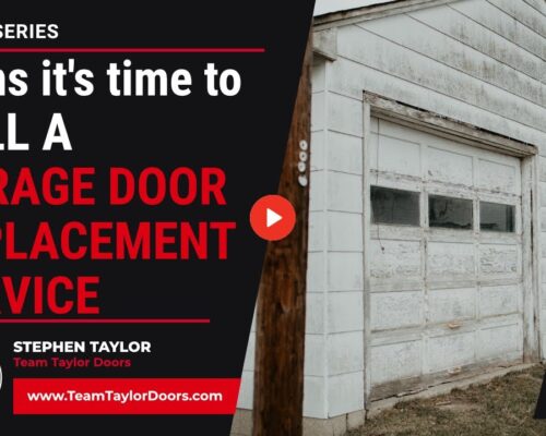 What Are The Signs It’s Time to Call A Kansas City Garage Door Replacement Service?