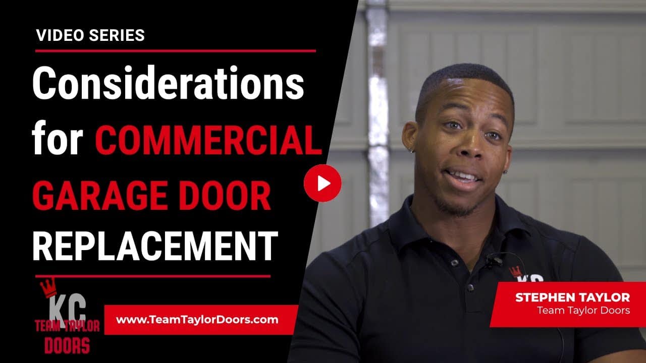 Commercial Garage Door Replacement